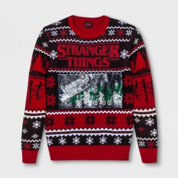 Stranger Things | Men’s Crewneck Sweater L NWT - Picture 2 of 3